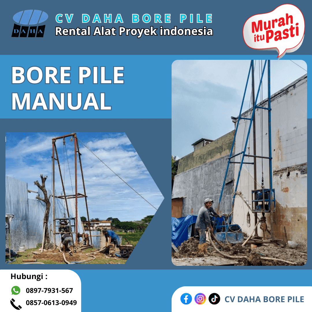 Pondasi Bore Manual
