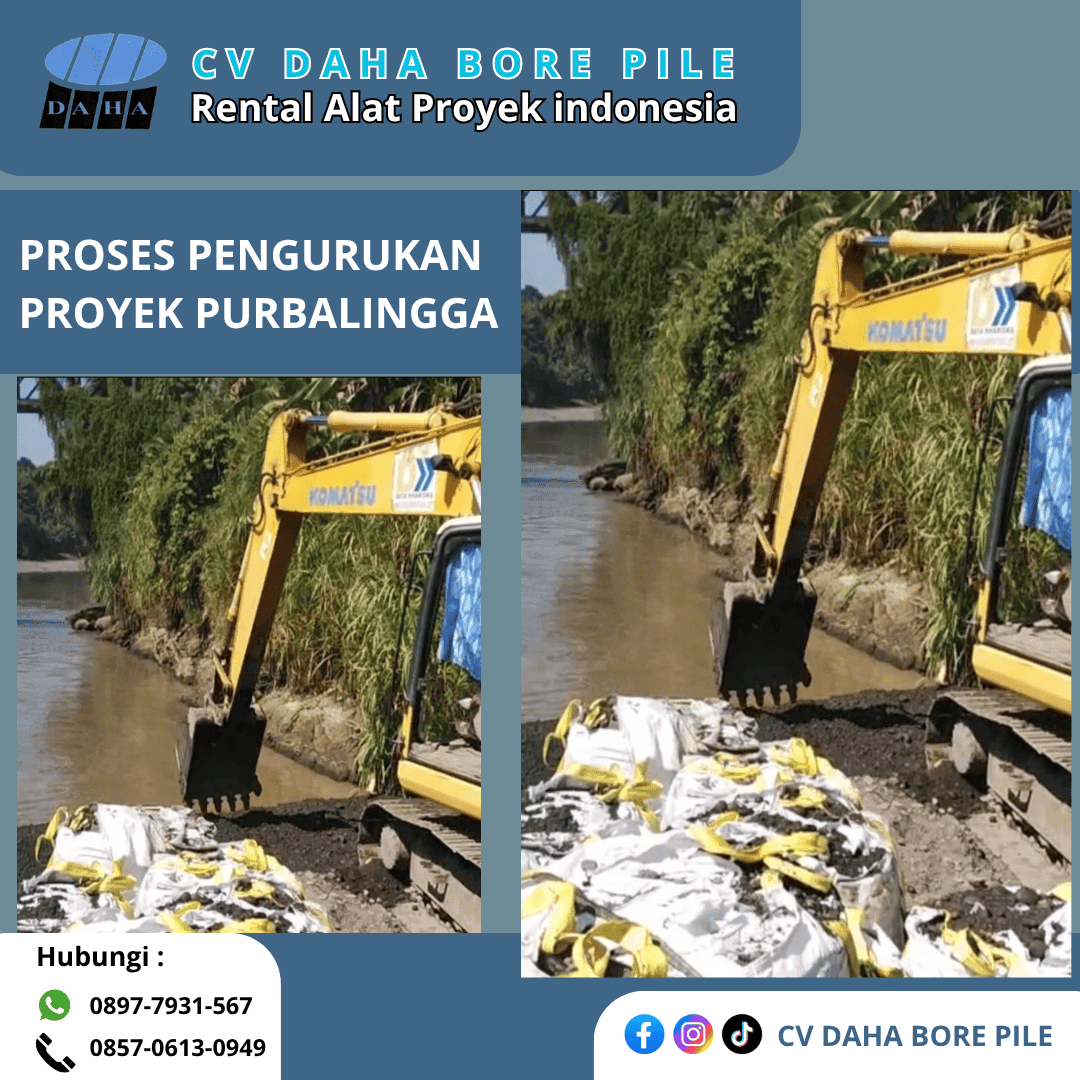 PROSES PENGURUKAN PROYEK PURBALINGGA CV DAHA BORE PILE